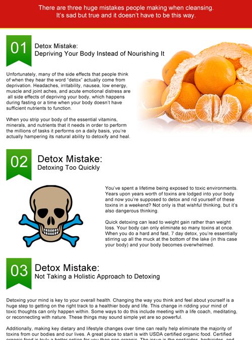 Detox Mistakes to Avoid [infographic]